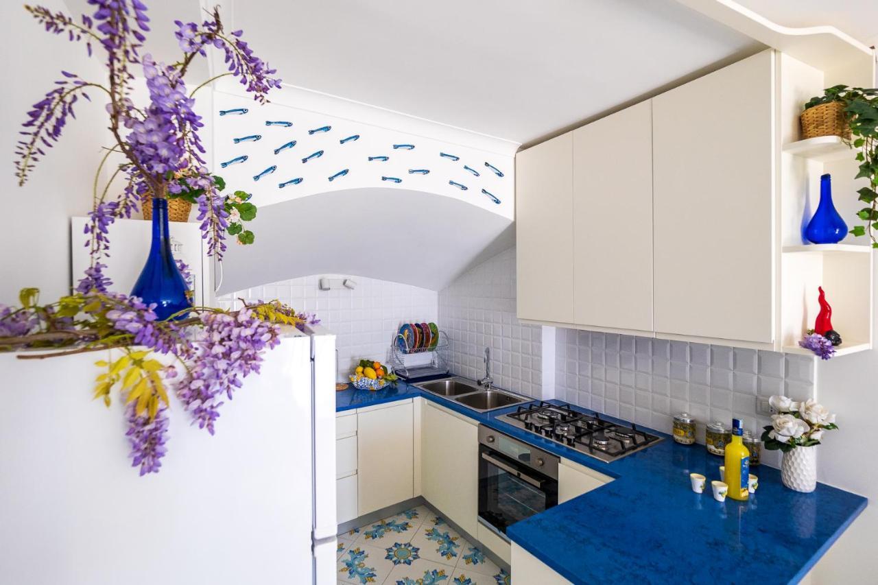 Blue Waves - De Vivo Realty Positano Leilighet Eksteriør bilde